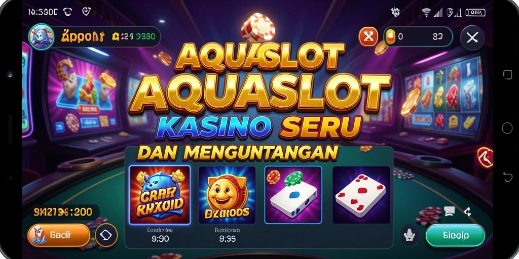 Gameplay AQUASLOT yang menarik dan memikat pemain.