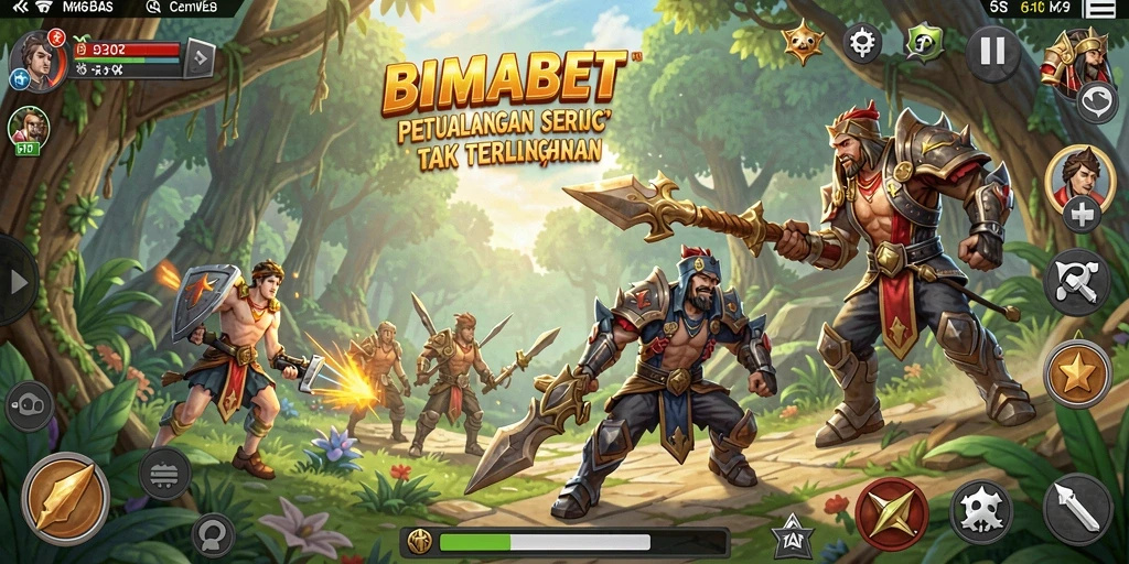 Gameplay mendebarkan di dunia petualangan BIMABET.