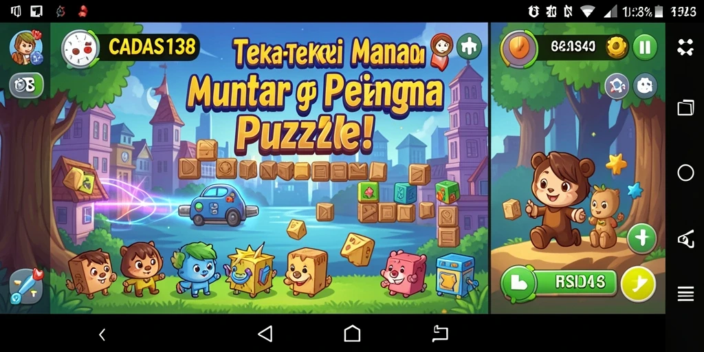 Screenshot gameplay CADAS138 menampilkan tantangan puzzle yang menarik.