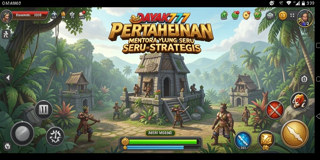 Screenshot utama DAYAK777 menampilkan aksi mendebarkan dalam permainan Tower Defense yang menarik.