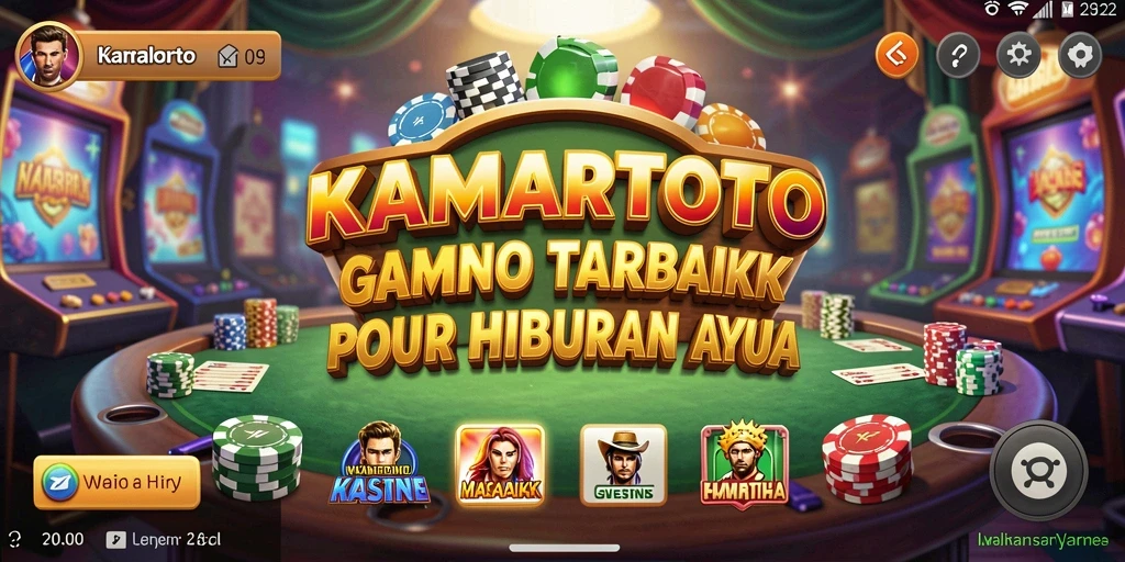 Screenshot gameplay dari KAMARTOTO yang menunjukkan pengalaman kasino yang seru.