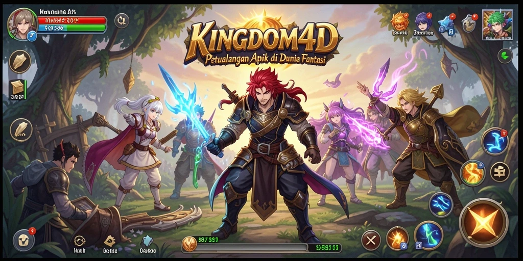 Tampilan menarik dari gameplay <strong>KINGDOM4D</strong> yang memukau dan penuh aksi.
