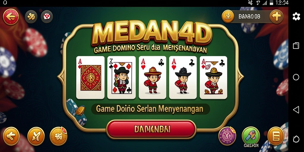 Tampilan gameplay Domino yang seru dan penuh tantangan.