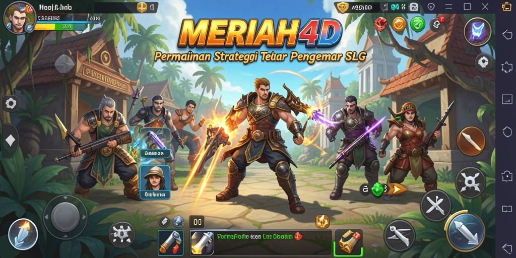 Tampilan gameplay MERIAH4D yang menarik dan seru.