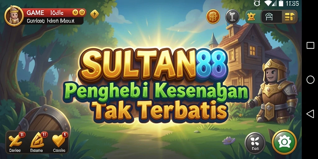 Screenshot utama SULTAN88 menampilkan pengalaman gameplay Idle yang menyenangkan.