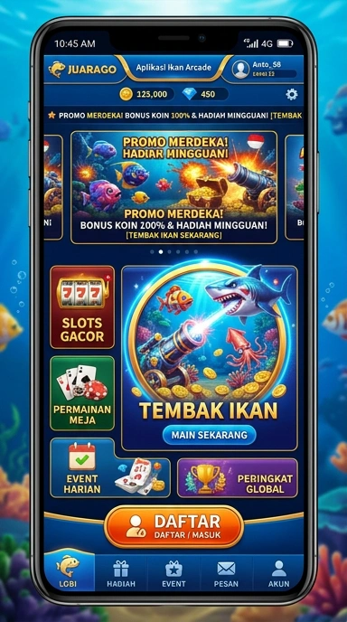 Screenshot tampilan pencarian aplikasi di juarago yang mudah digunakan.